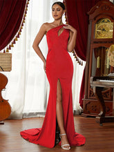 One Shoulder Cutout Wedding Guest Dress